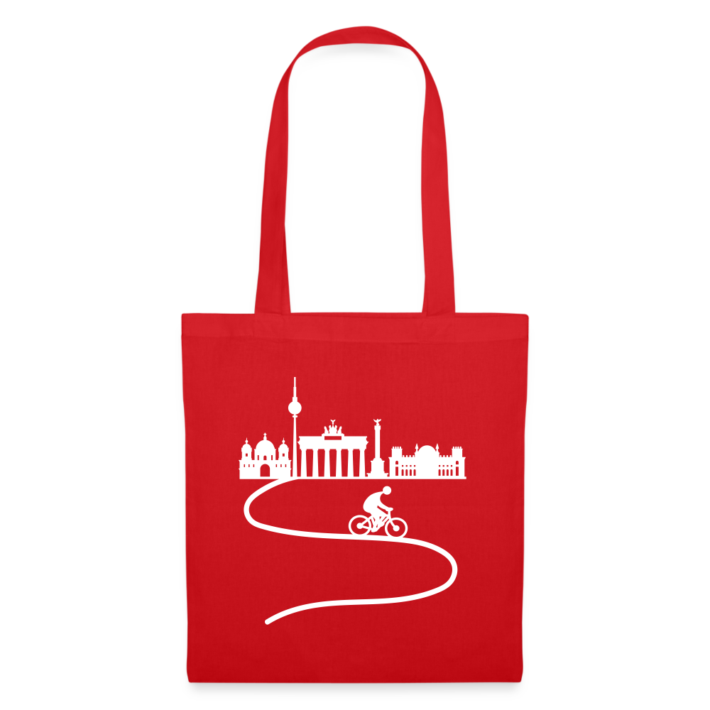 Aus der Stadt - Stoffbeutel - Rot