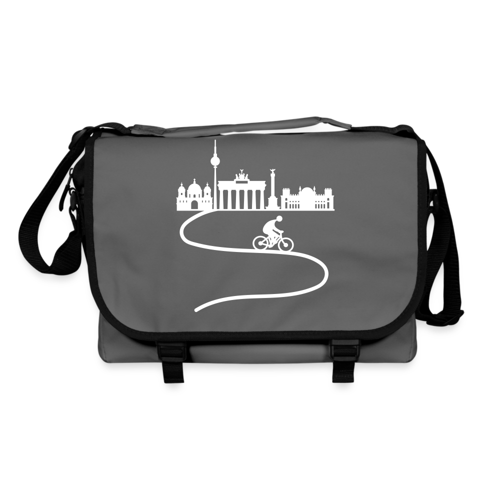 Aus der Stadt - Umhängetasche - Graphit/Schwarz