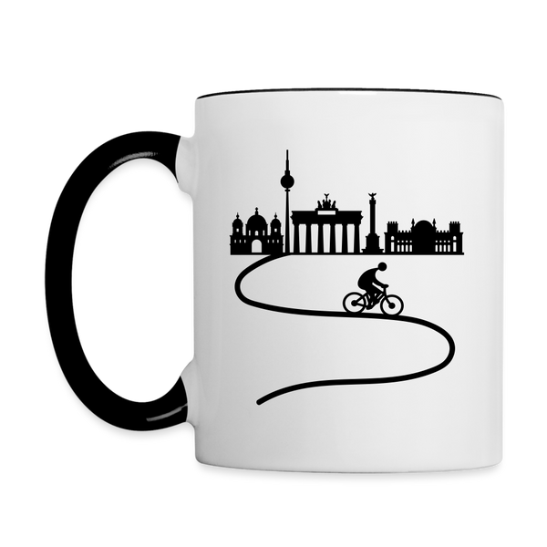 Aus der Stadt - Tasse zweifarbig