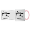 Aus der Stadt - Tasse zweifarbig - Weiß/Pink