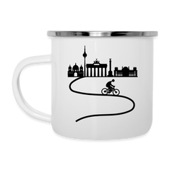 Aus der Stadt - Emaille Tasse