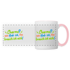 Charme? Hab ick, brauch ick nich! - Tasse zweifarbig - Weiß/Pink