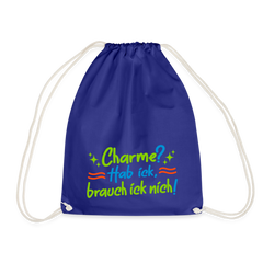 Charme? Hab ick, brauch ick nich! - Turnbeutel