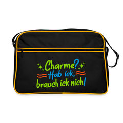 Charme? Hab ick, brauch ick nich! - Retro Tasche