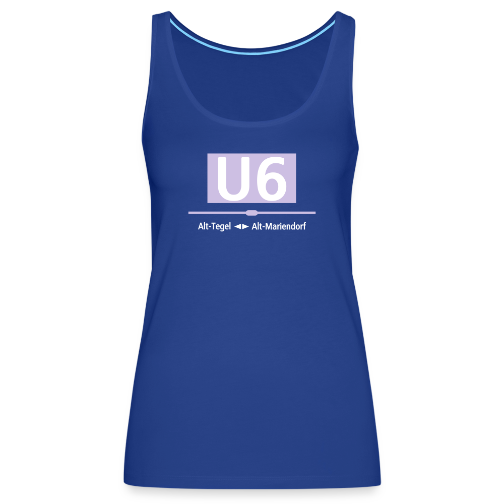 U6 - Frauen Premium Tank Top - Königsblau