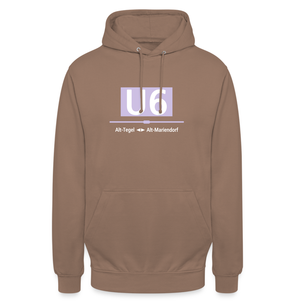 U6 - Unisex Hoodie - Mokka