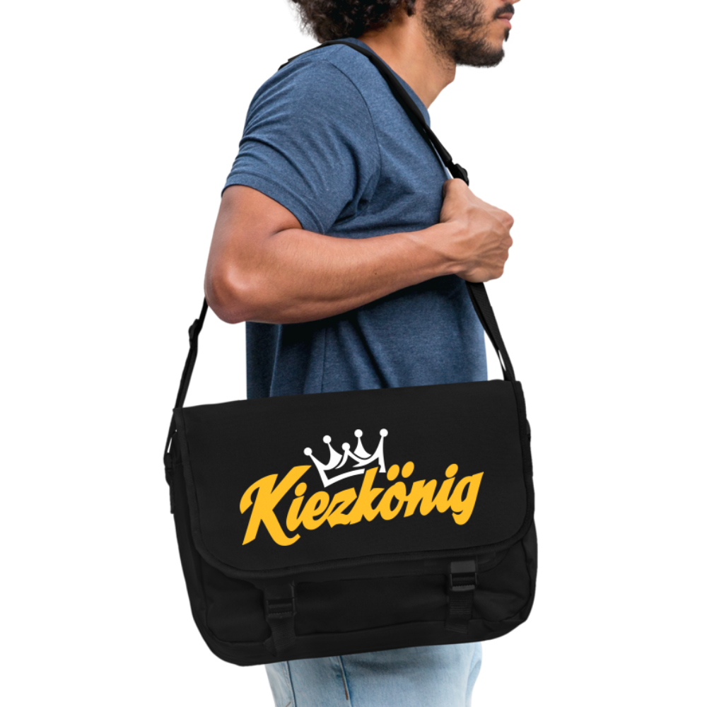 Kiezkönig - Umhängetasche - Schwarz/Schwarz