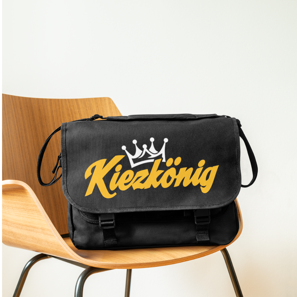 Kiezkönig - Umhängetasche - Schwarz/Schwarz