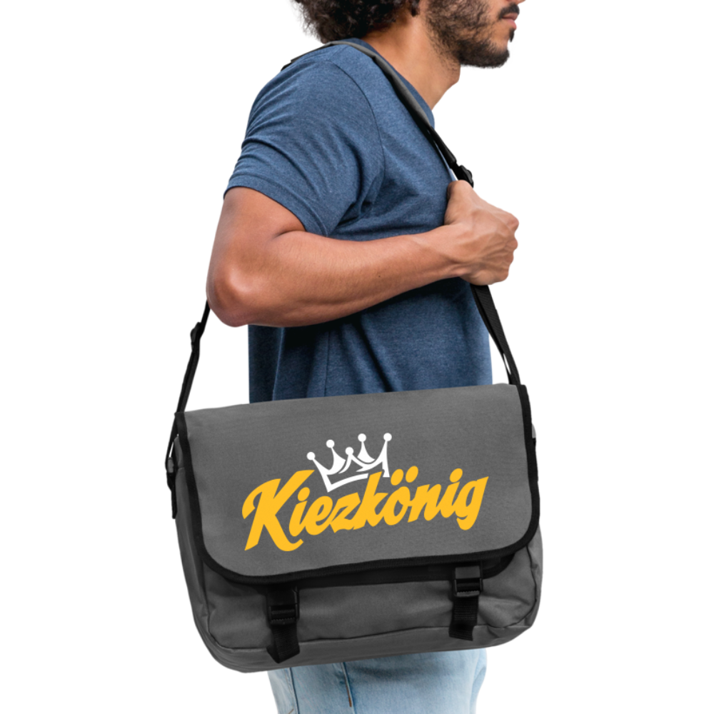 Kiezkönig - Umhängetasche - Graphit/Schwarz