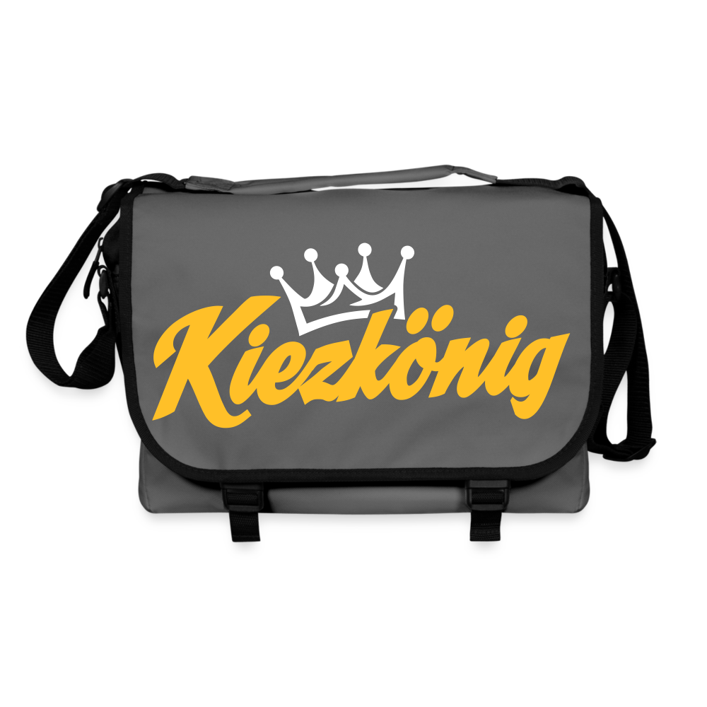 Kiezkönig - Umhängetasche - Graphit/Schwarz