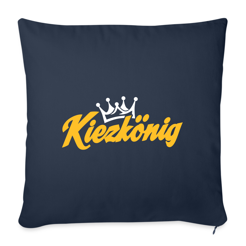 Kiezkönig - Sofakissen mit Füllung (45 x 45 cm) - Navy