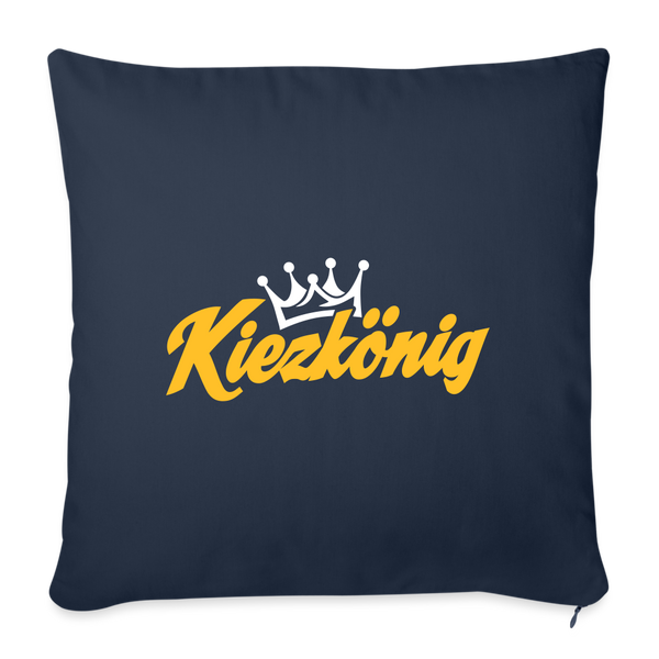 Kiezkönig - Sofakissen mit Füllung (45 x 45 cm) - Navy