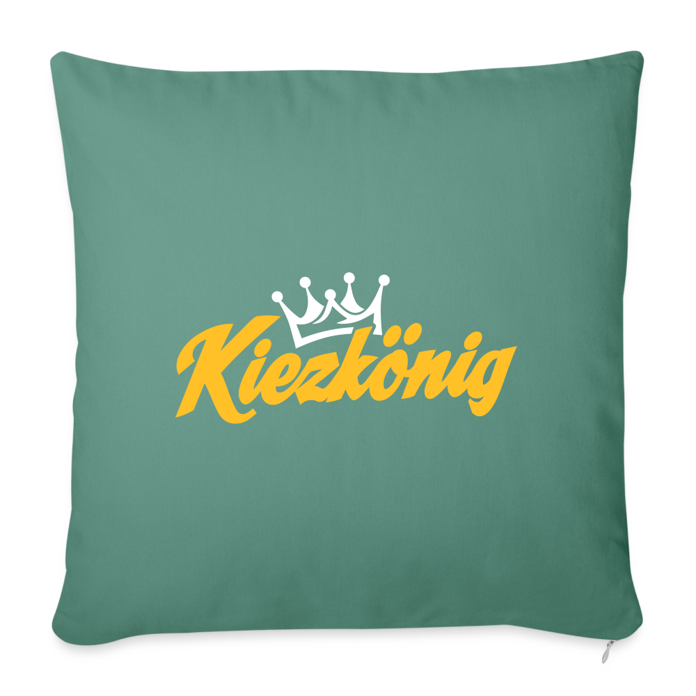 Kiezkönig - Sofakissen mit Füllung (45 x 45 cm) - Tanngrün