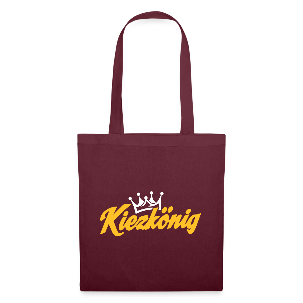 Kiezkönig - Stoffbeutel - Burgunderrot