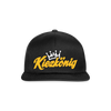 Kiezkönig - Snapback Cap - Schwarz/Schwarz