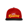 Kiezkönig - Snapback Cap - Rot/Schwarz
