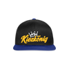 Kiezkönig - Snapback Cap - Schwarz/Königsblau