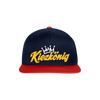 Kiezkönig - Snapback Cap - Navy/Rot
