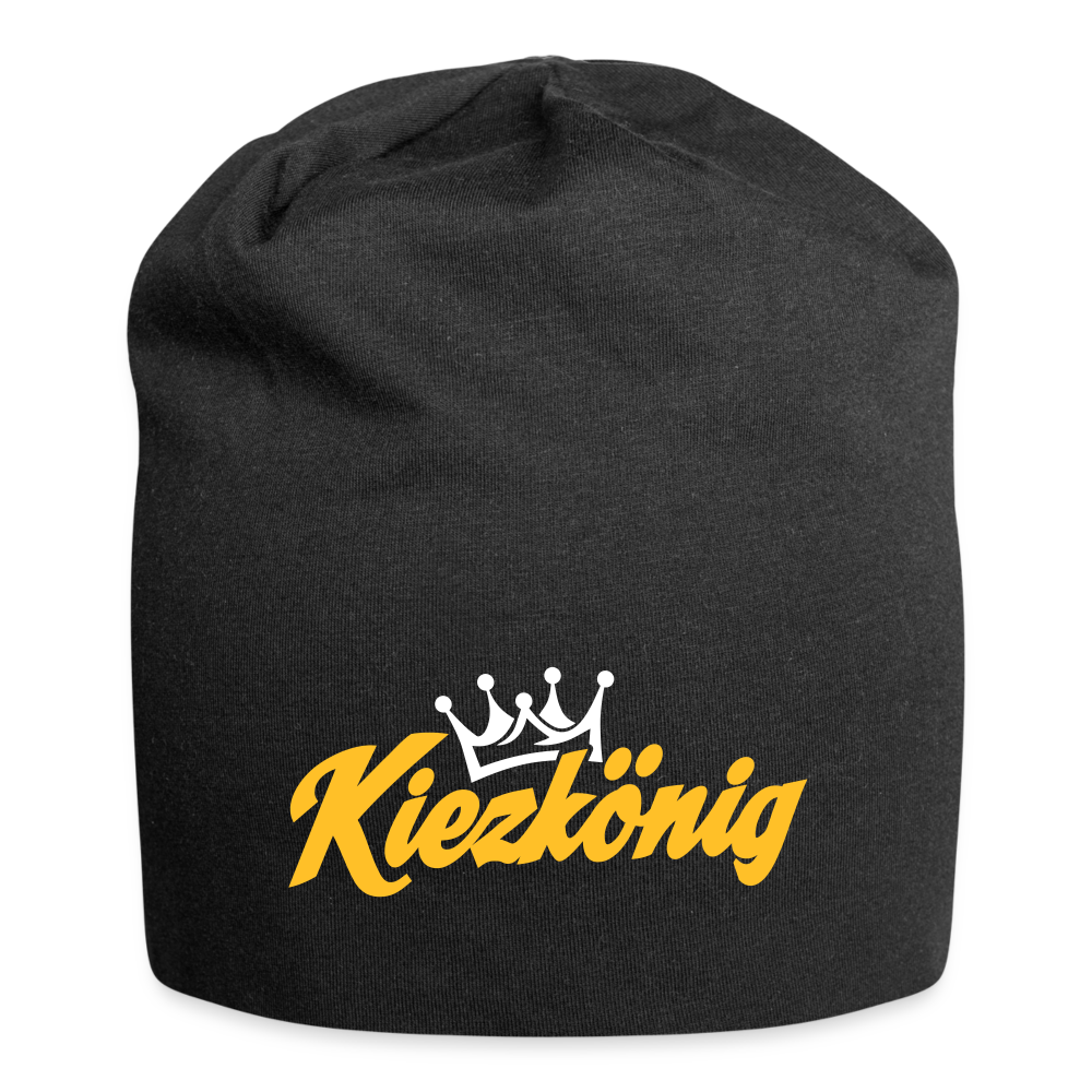 Kiezkönig - Jersey Beanie - Schwarz