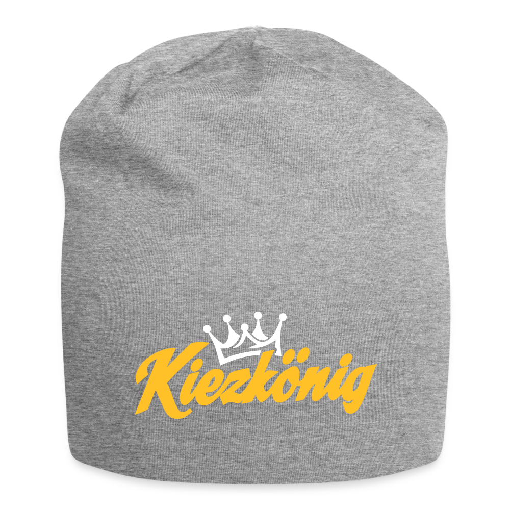 Kiezkönig - Jersey Beanie - Grau meliert