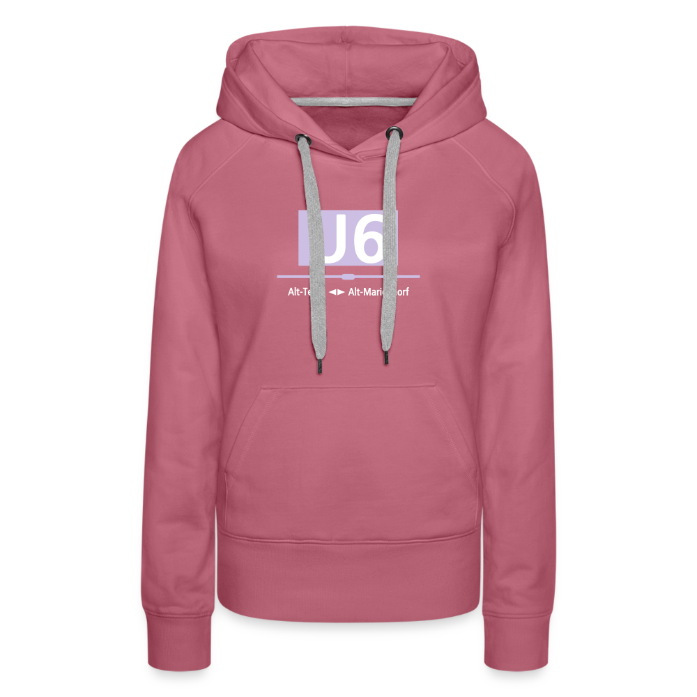 U6 - Frauen Premium Hoodie - Malve