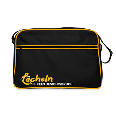 Lächeln is keen Jesichtsbruch - Retro Tasche