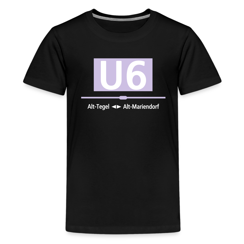 U6 - Teenager Premium T-Shirt - Schwarz