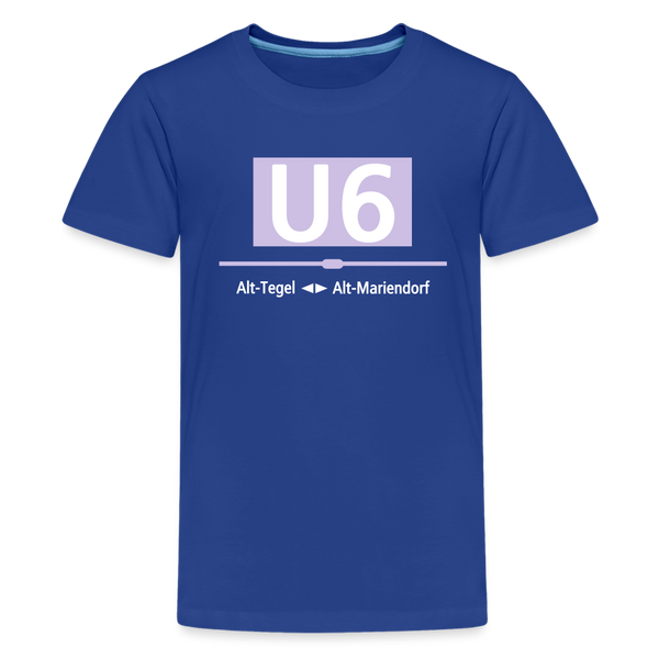 U6 - Teenager Premium T-Shirt - Königsblau
