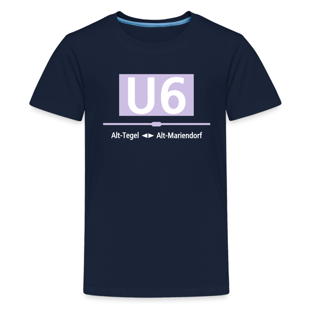 U6 - Teenager Premium T-Shirt - Navy