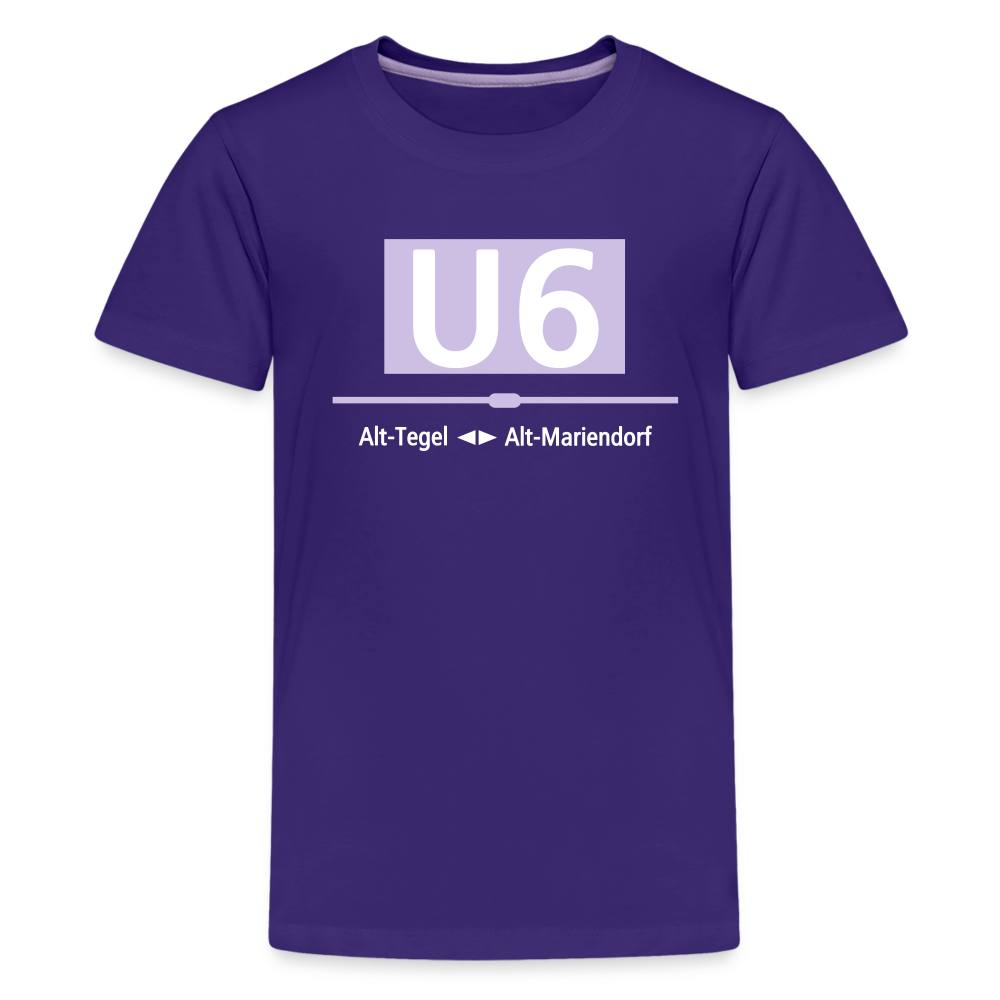 U6 - Teenager Premium T-Shirt - Lila