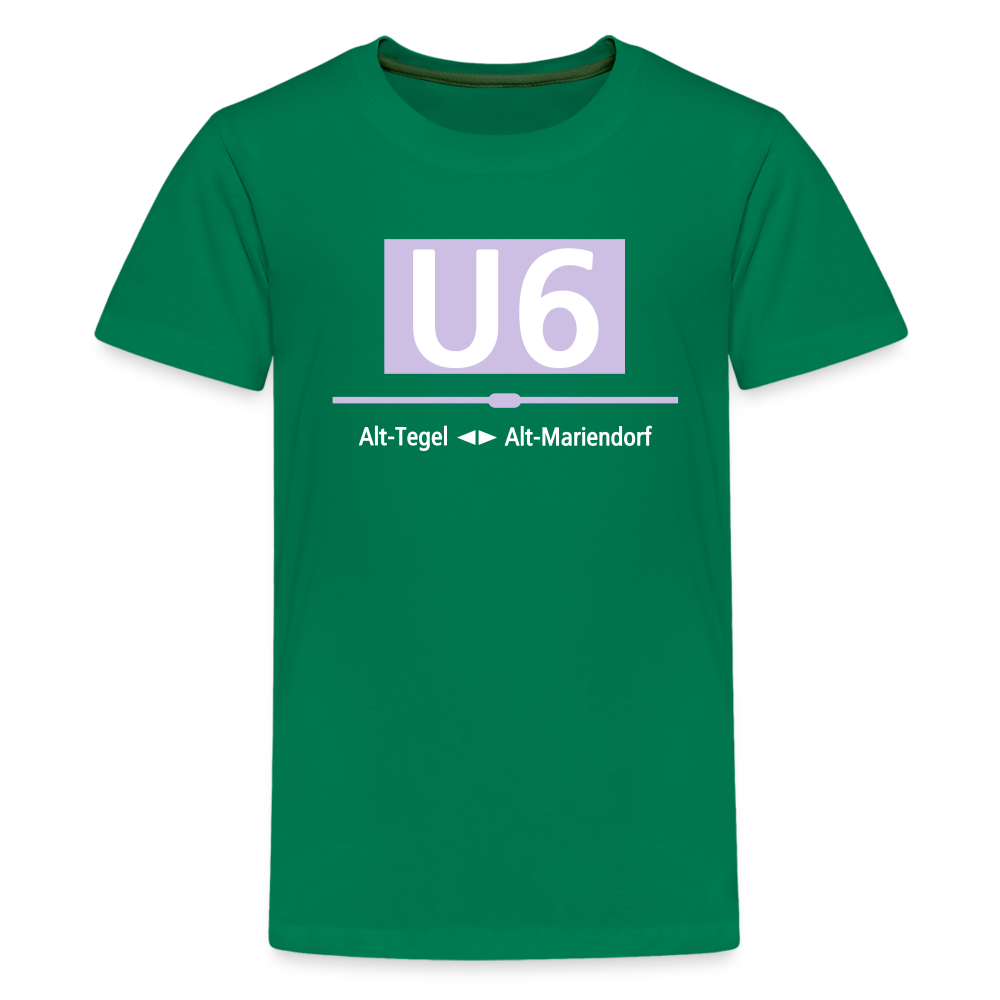 U6 - Teenager Premium T-Shirt - Kelly Green
