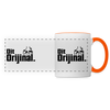 Dit Orijinal - Tasse zweifarbig - Weiß/Orange