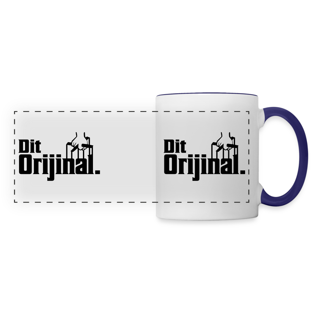 Dit Orijinal - Tasse zweifarbig - Weiß/Kobaltblau