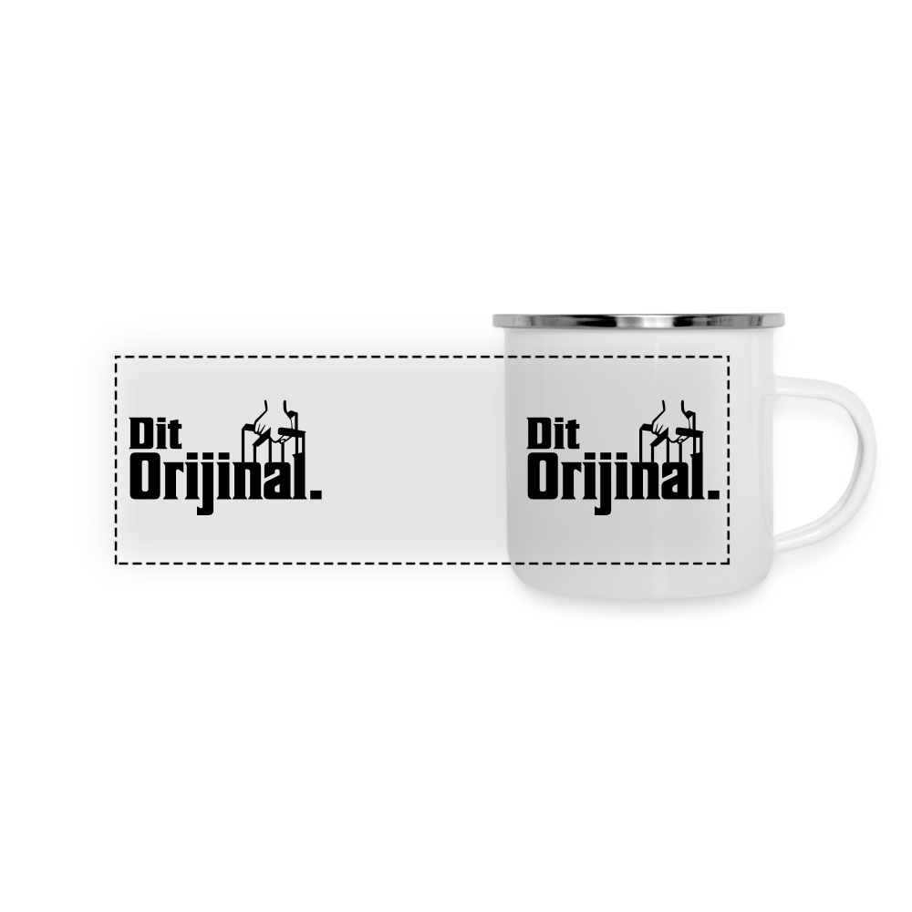 Dit Orijinal - Emaille Tasse - Weiß