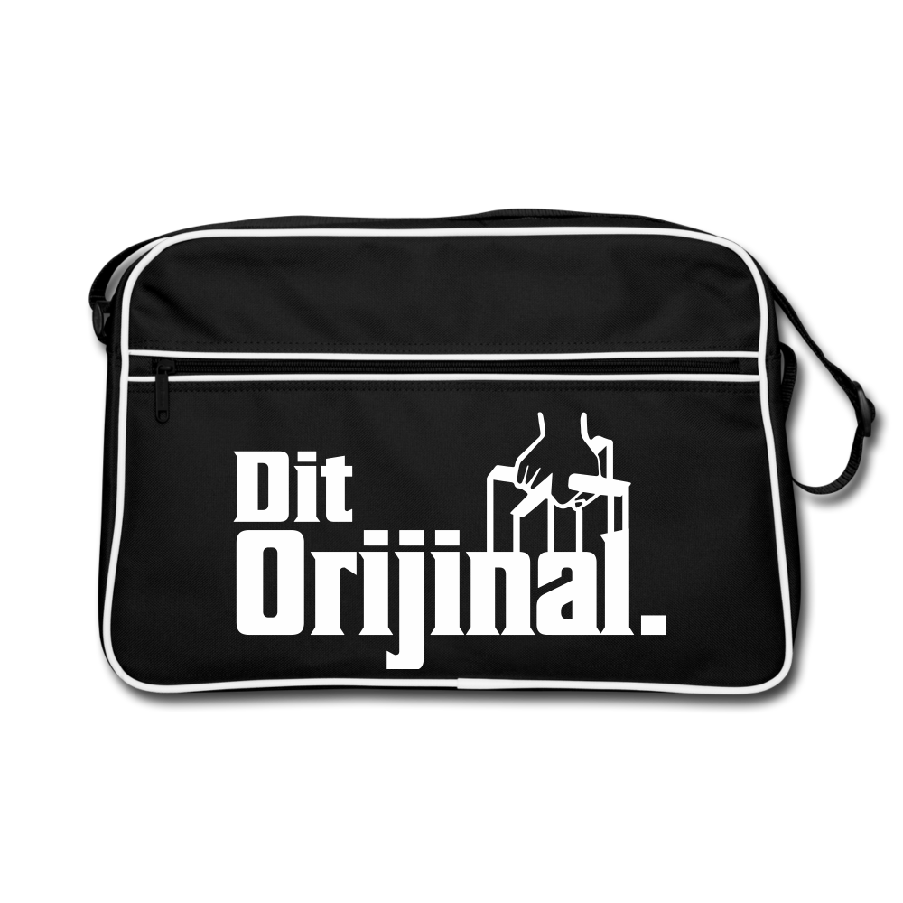 Dit Orijinal - Retro Tasche - Schwarz/Weiß