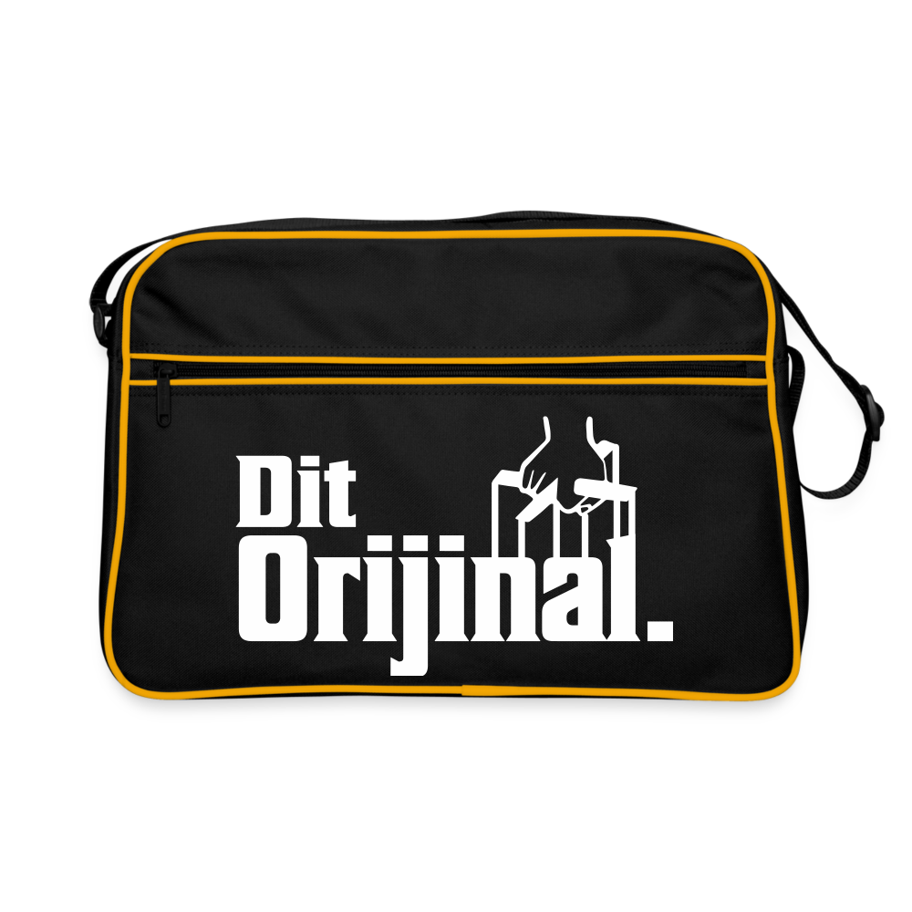 Dit Orijinal - Retro Tasche - Schwarz/Gold