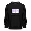 U6 - Kinder Premium Sweatshirt - Schwarz