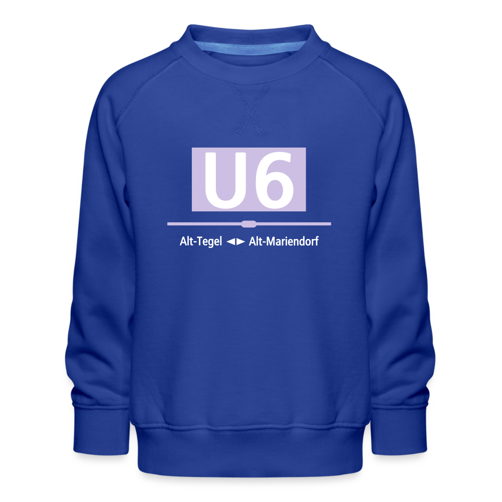 U6 - Kinder Premium Sweatshirt - Royalblau