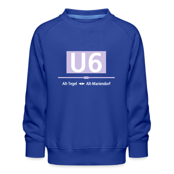 U6 - Kinder Premium Sweatshirt - Royalblau