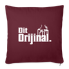 Dit Orijinal - Sofakissen mit Füllung (45 x 45 cm) - Burgunderrot