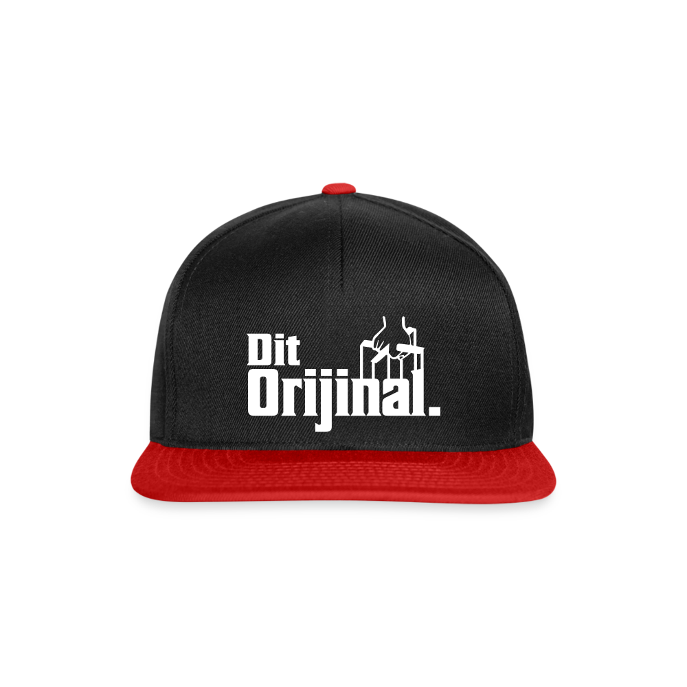 Dit Orijinal - Snapback Cap - Schwarz/Rot