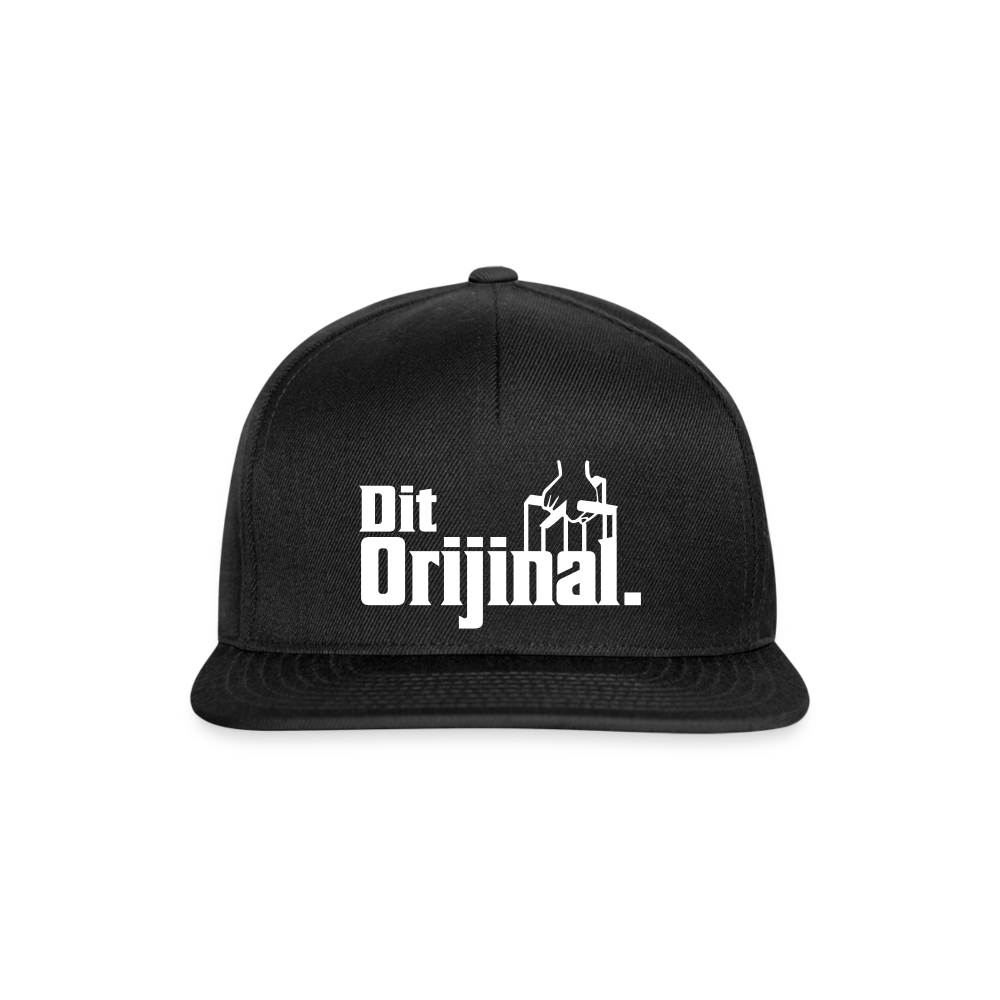 Dit Orijinal - Snapback Cap - Schwarz/Schwarz