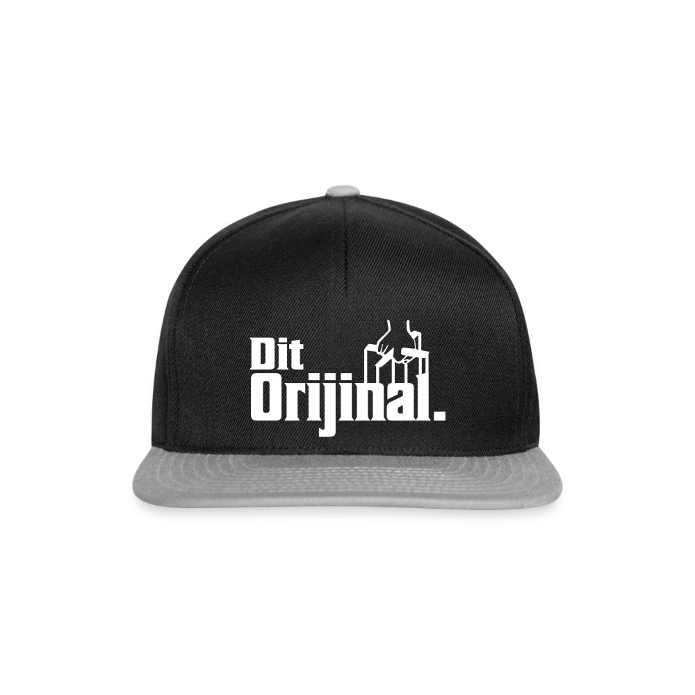 Dit Orijinal - Snapback Cap - Schwarz/Grau