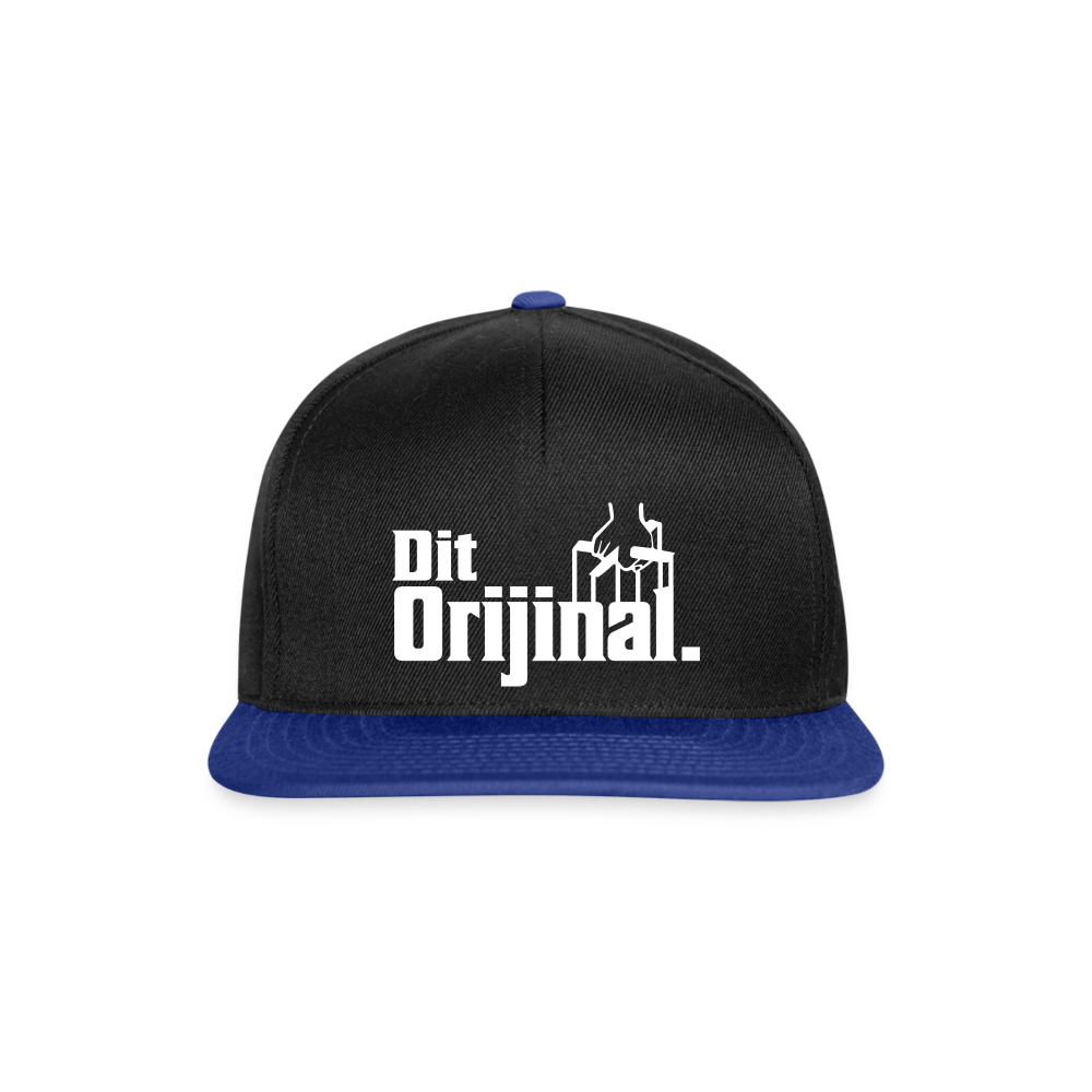 Dit Orijinal - Snapback Cap - Schwarz/Königsblau
