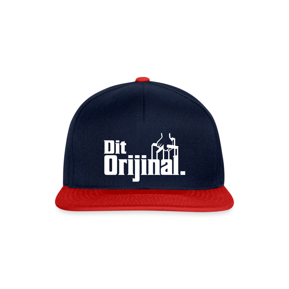 Dit Orijinal - Snapback Cap - Navy/Rot