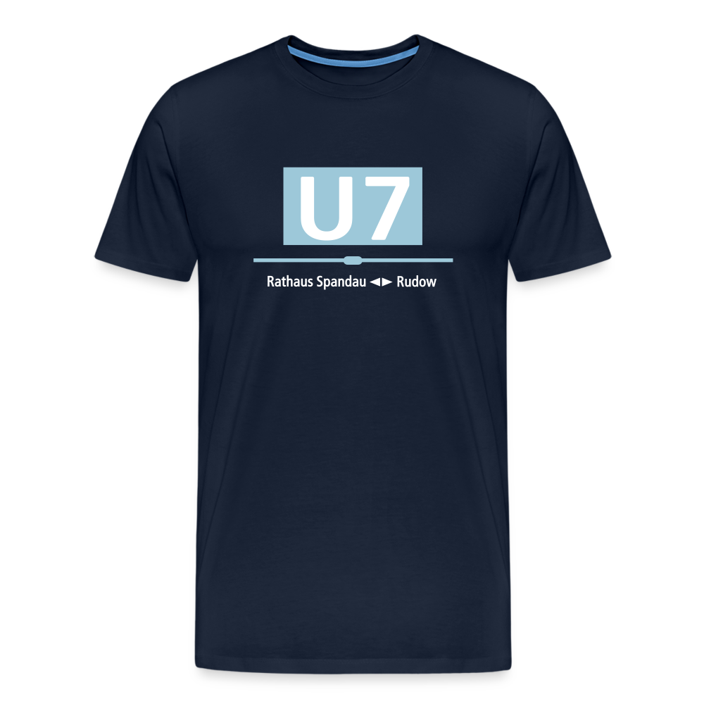 U7 - Männer Premium T-Shirt - Navy