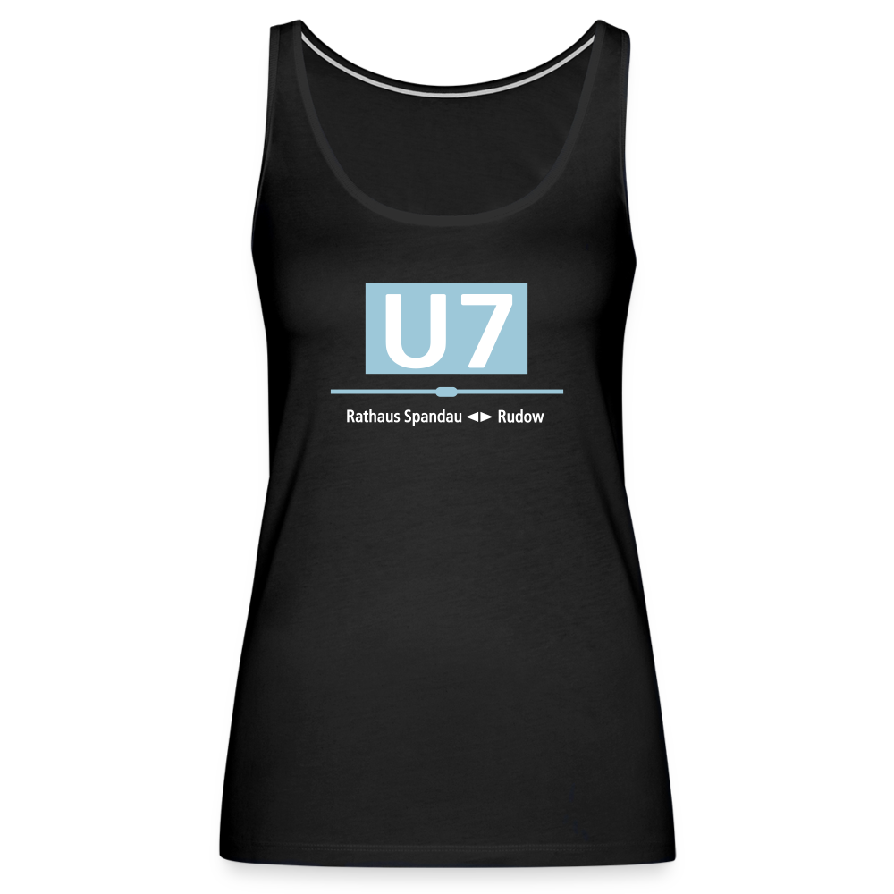 U7 - Frauen Premium Tank Top - Schwarz