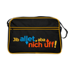 Jib allet, aba nich uff! - Retro Tasche - Schwarz/Gold