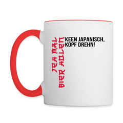 Jeh mal Bier holen! - Tasse zweifarbig
