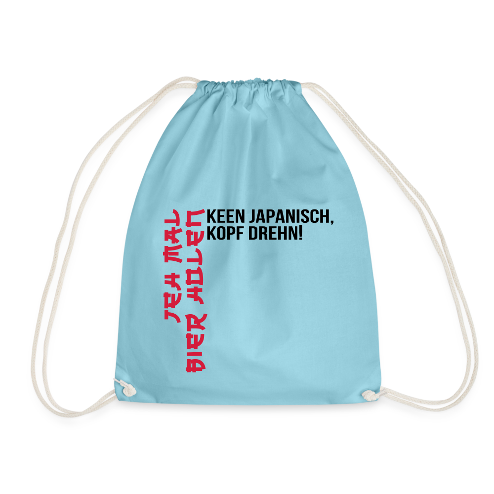 Jeh mal Bier holen! - Turnbeutel - Aqua